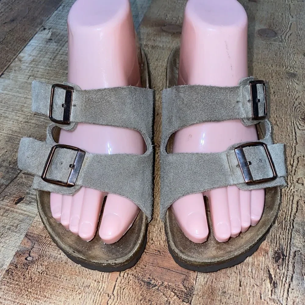Betula Birkenstock taupe Arizona sandals 36